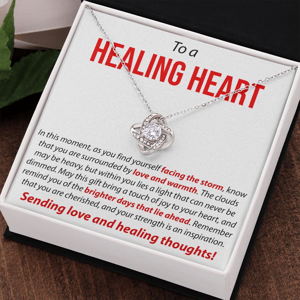 To a Healing Heart - Love Knot Necklace