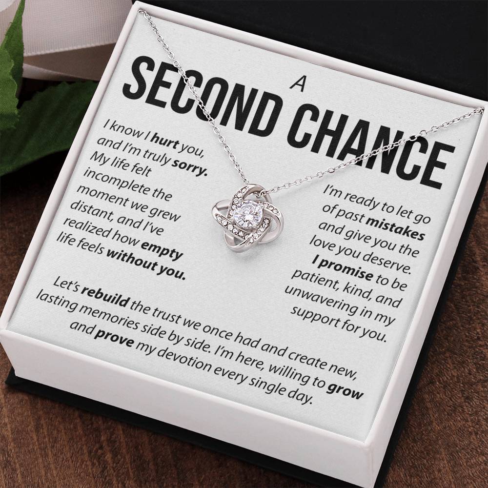 A Second Chance - Love Knot Necklace