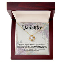 Load image into Gallery viewer, To My Daughter - Love Knot Necklace

