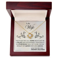 Load image into Gallery viewer, To My Wife, My Queen - Love Knot Necklace
