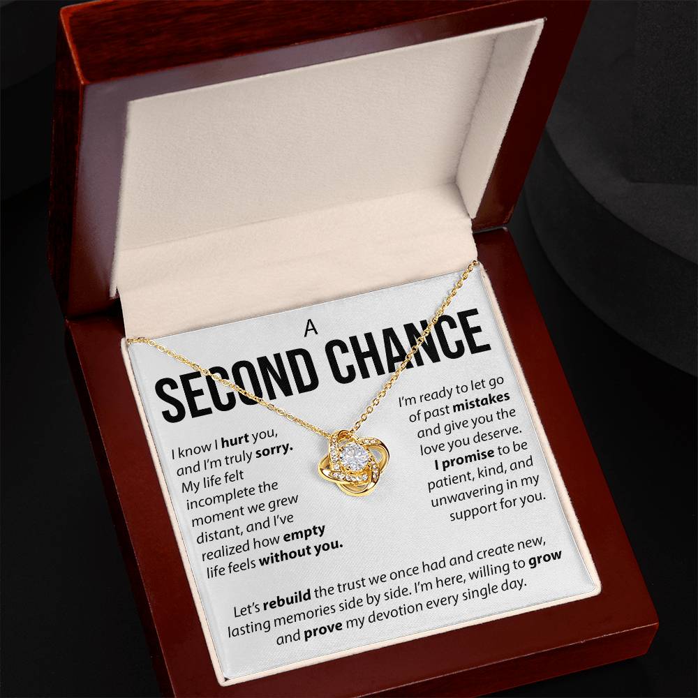 A Second Chance - Love Knot Necklace