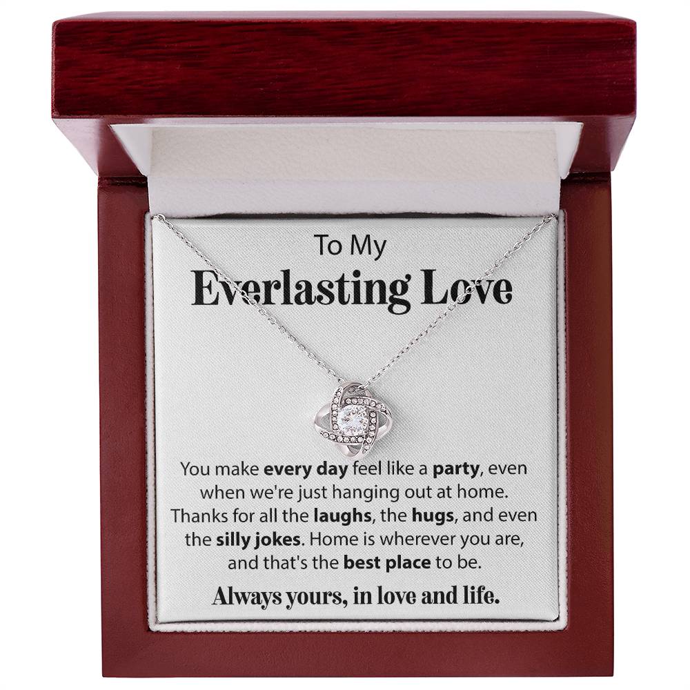 To My Everlasing Love - Love Knot Necklace