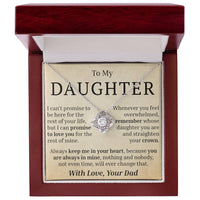 Load image into Gallery viewer, To My Daughter - I Can&#39;t Promise - Love Knot Necklace
