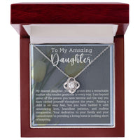 Load image into Gallery viewer, To My Amazing Daughter - Love Knot Necklace
