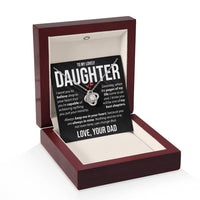 Load image into Gallery viewer, To My Daughter - I Want You To Believe - Love Knot Necklace
