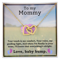 Load image into Gallery viewer, To My Mommy - Your Touch Is My Comfort - Interlocking Hearts Necklace
