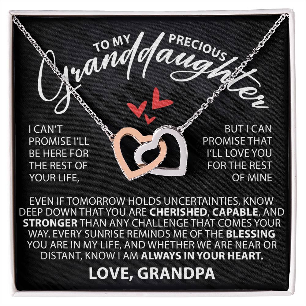 To My Precious Granddaughter - Even If Tomorrow Holds Uncertainties