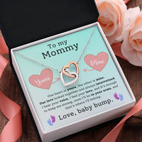 Load image into Gallery viewer, To My Mommy - One Heart - Interlocking Hearts Necklace
