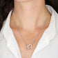 To My Precious Granddaughter - Even If Tomorrow Holds Uncertainties - Interlocking Hearts Necklace