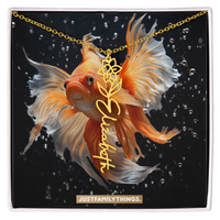 Load image into Gallery viewer, testing floral name necklace
