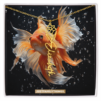 Load image into Gallery viewer, testing floral name necklace
