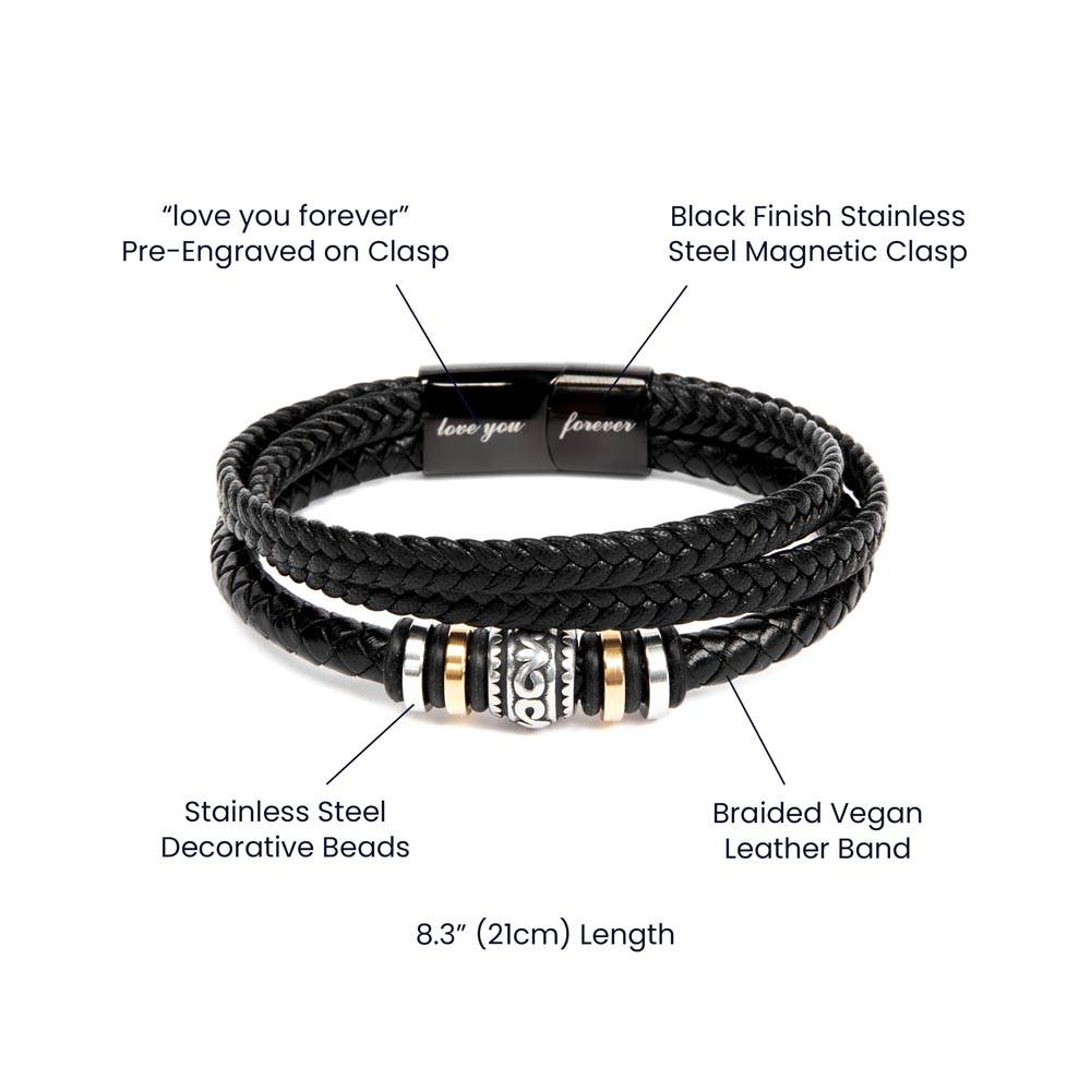 Dad, I'm Honored To Be Your Loin Fruit - Men's Bracelet