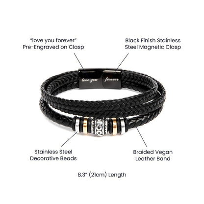 Dad, I'm Honored To Be Your Loin Fruit - Men's Bracelet