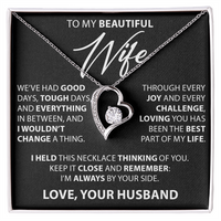 Load image into Gallery viewer, Gift for Wife from Husband - &quot;Good and Tough Days&quot; Necklace
