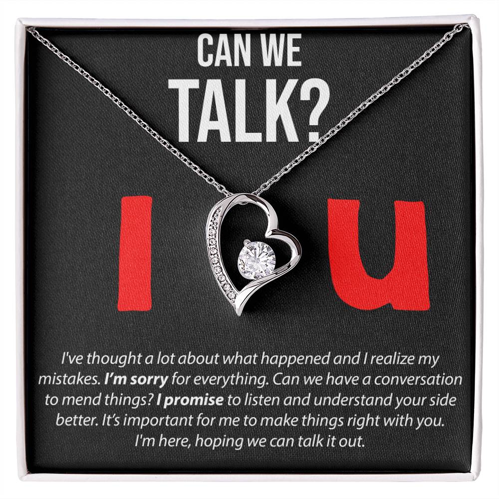 Can We Talk - Forever Love Necklace