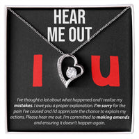 Load image into Gallery viewer, Hear Me Out - Forever Love Necklace
