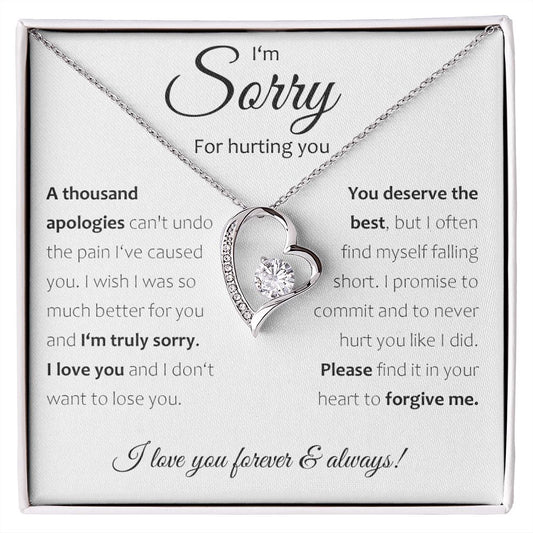 Sorry For Hurting You - Forever Love Necklace
