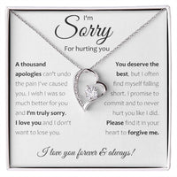 Load image into Gallery viewer, Sorry For Hurting You - Forever Love Necklace
