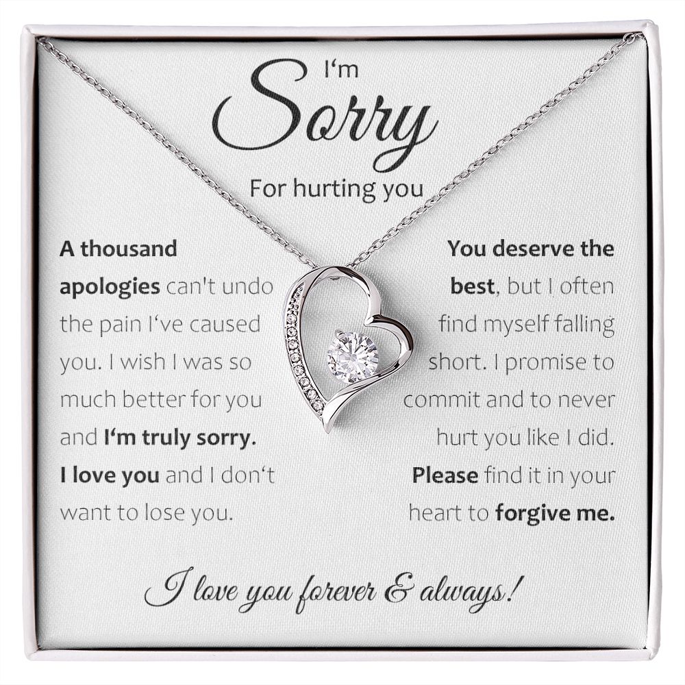 Sorry For Hurting You - Forever Love Necklace