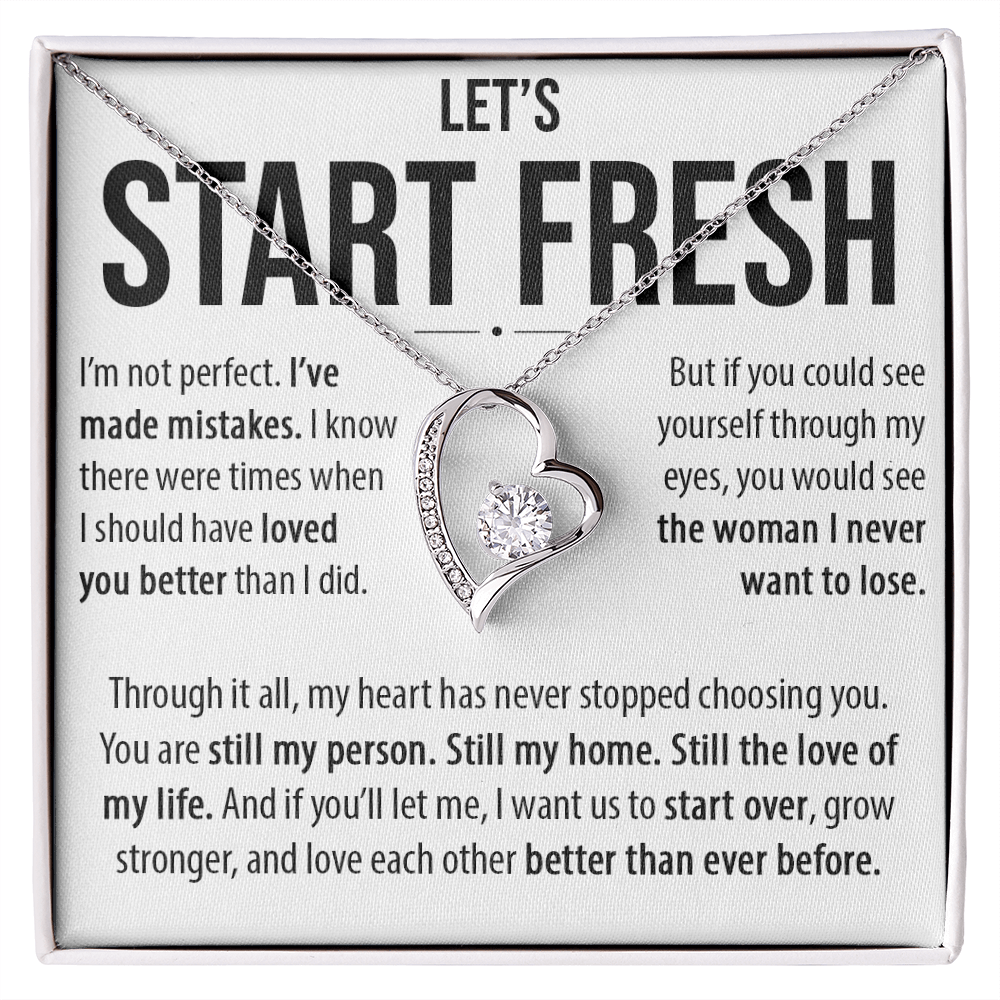 Let's Start Fresh - Forever Love Necklace