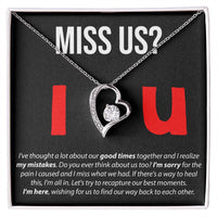 Load image into Gallery viewer, Miss Us - Forever Love Necklace

