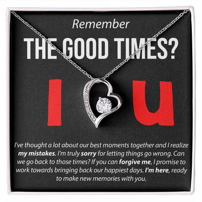 Remember The Good Times - Forever Love Necklace