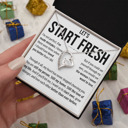 Let's Start Fresh - Forever Love Necklace