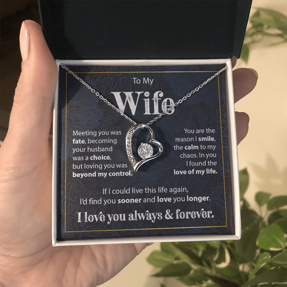 Gift to Wife from Husband - Forever Love Necklace