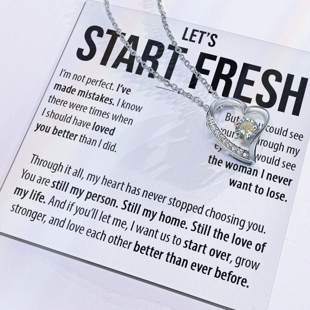 Let's Start Fresh - Forever Love Necklace