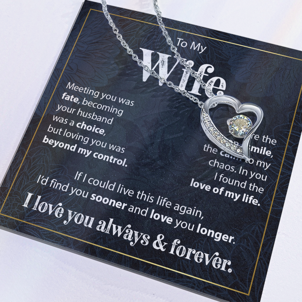 Gift to Wife from Husband - Forever Love Necklace