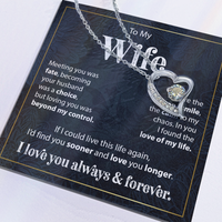 Load image into Gallery viewer, Gift to Wife from Husband - Forever Love Necklace
