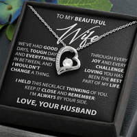 Load image into Gallery viewer, Gift for Wife from Husband - &quot;Good and Tough Days&quot; Necklace
