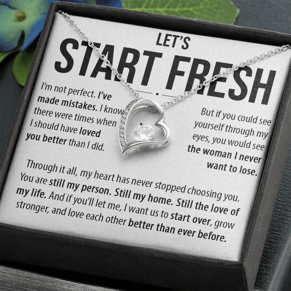 Let's Start Fresh - Forever Love Necklace