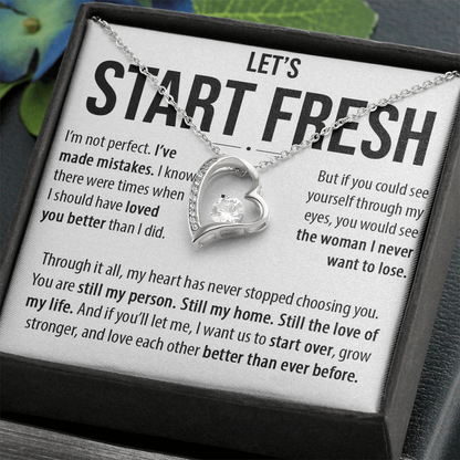 Let's Start Fresh - Forever Love Necklace