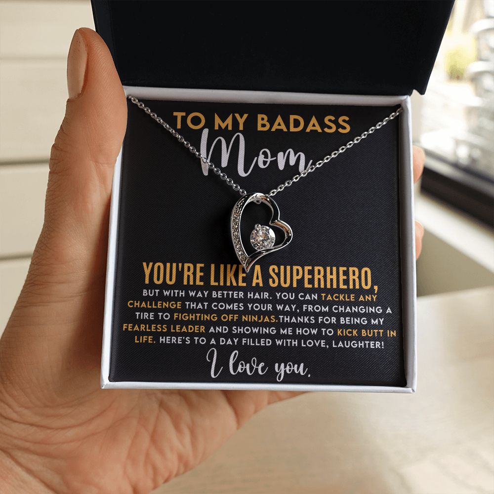 To My Badass Mom - Forever Love Necklace