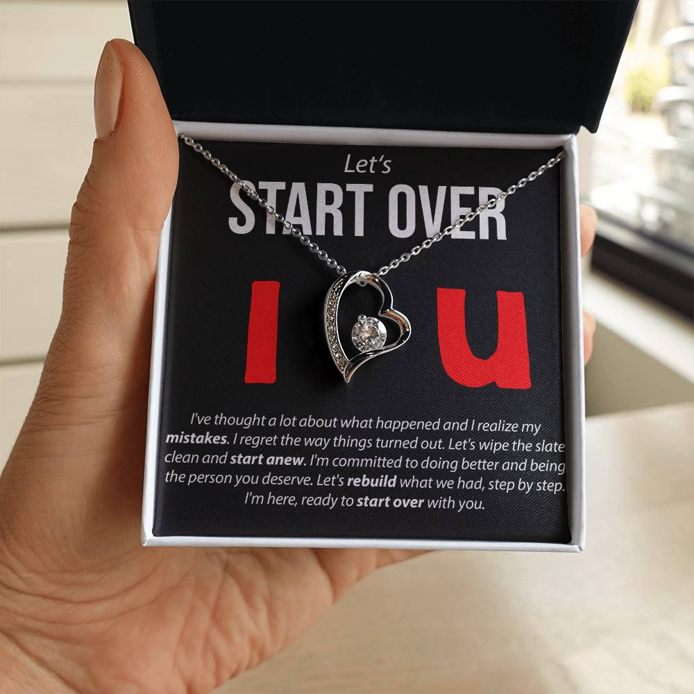 Let's Start Over - Forever Love Necklace