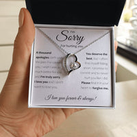 Load image into Gallery viewer, Sorry For Hurting You - Forever Love Necklace
