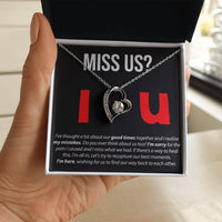 Load image into Gallery viewer, Miss Us - Forever Love Necklace
