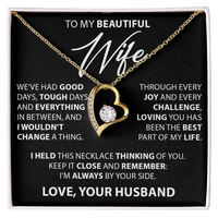 Load image into Gallery viewer, Gift for Wife from Husband - &quot;Good and Tough Days&quot; Necklace
