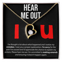 Load image into Gallery viewer, Hear Me Out - Forever Love Necklace
