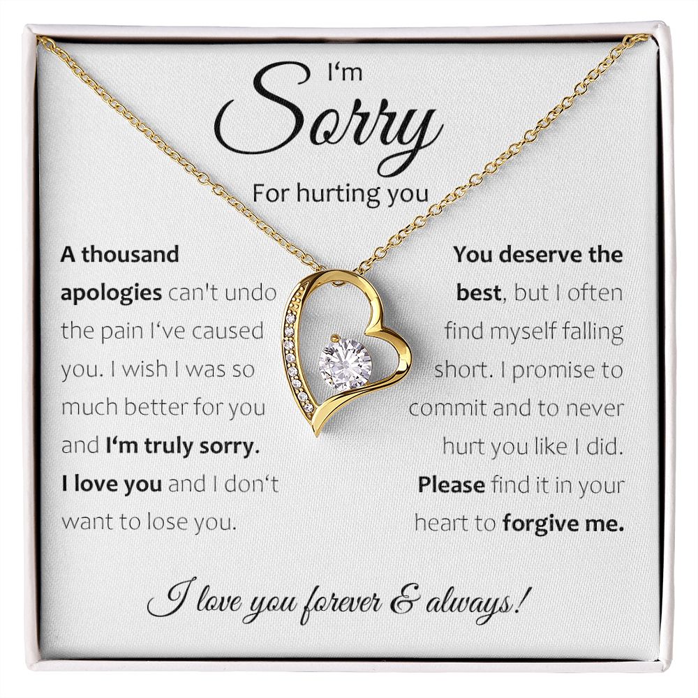 Sorry For Hurting You - Forever Love Necklace