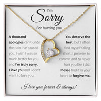 Load image into Gallery viewer, Sorry For Hurting You - Forever Love Necklace
