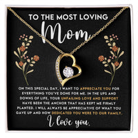 Load image into Gallery viewer, To The Most Loving Mom - Forever Love Necklace
