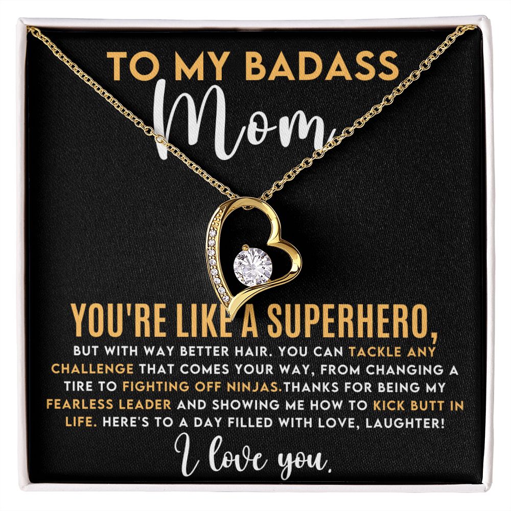 To My Badass Mom - Forever Love Necklace