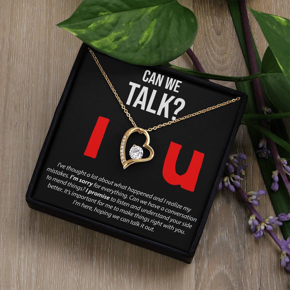 Can We Talk - Forever Love Necklace