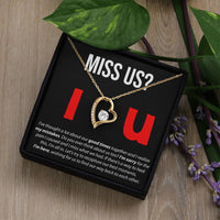 Load image into Gallery viewer, Miss Us - Forever Love Necklace
