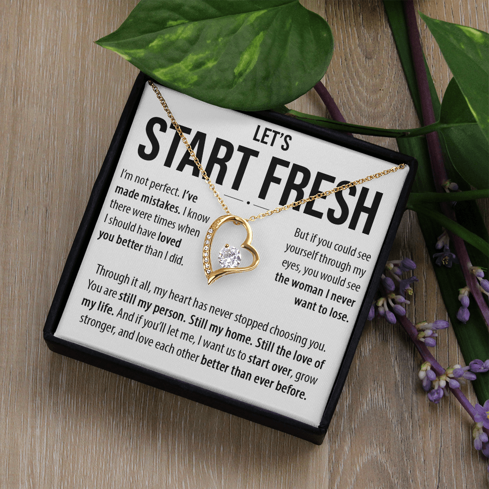 Let's Start Fresh - Forever Love Necklace