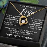 Load image into Gallery viewer, Gift for Wife from Husband - &quot;Good and Tough Days&quot; Necklace
