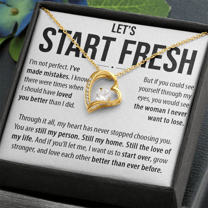 Let's Start Fresh - Forever Love Necklace