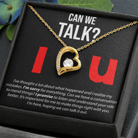 Load image into Gallery viewer, Can We Talk - Forever Love Necklace
